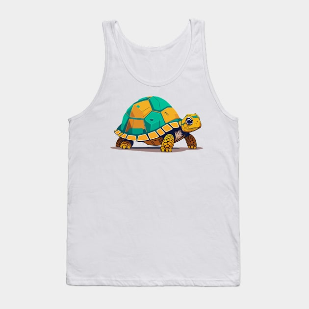 Tortoise Portrait Tank Top by SpriteGuy95